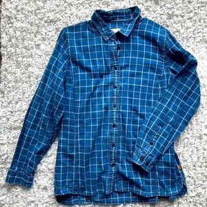 Orvis womens cotton button down shirt size Medium